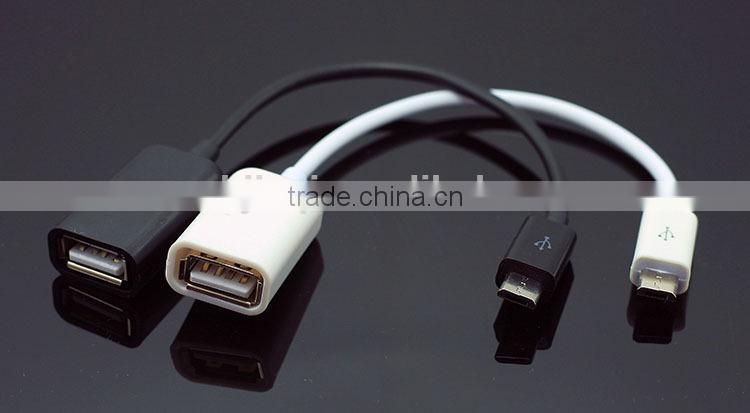 Micro USB 2.0 OTG Adapter Cable For smart phone