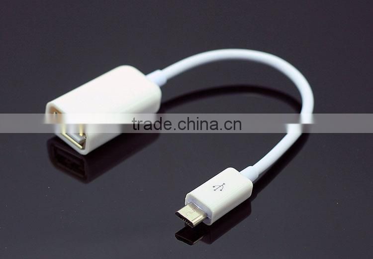 Micro USB 2.0 OTG Adapter Cable For smart phone