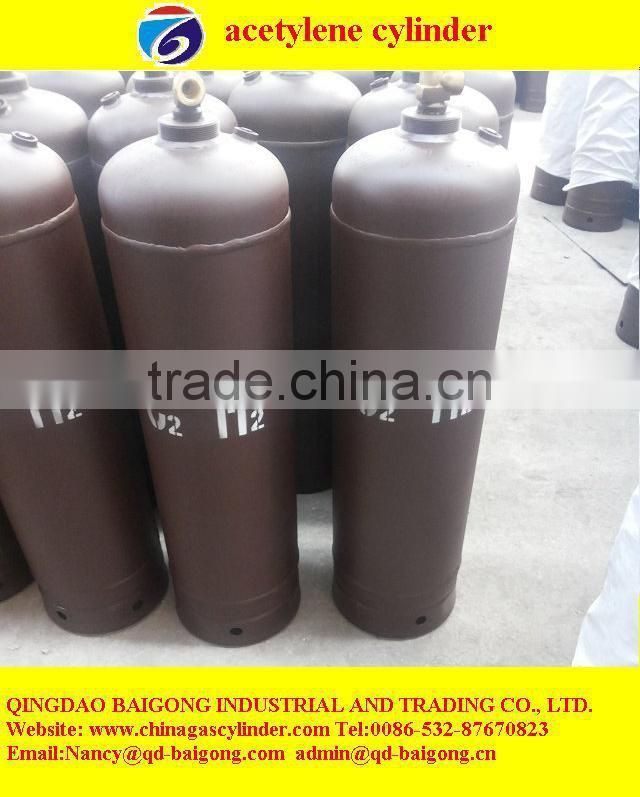 2017 Hot sale industrial acetylene cylinder price