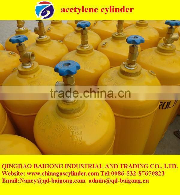 China metal acetylene cylinder