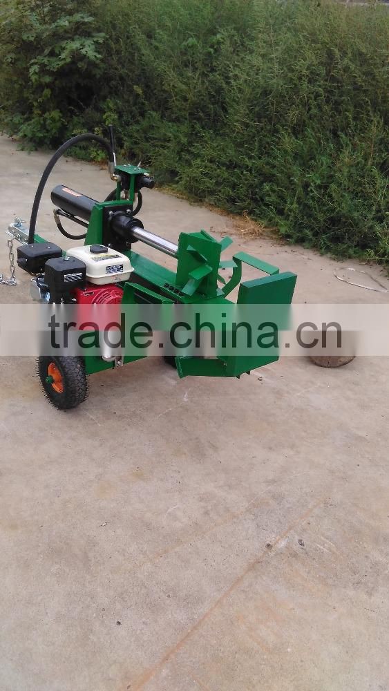 Hot USD350.00 20T log splitter ,wood processor with 6.5HP petrolengine