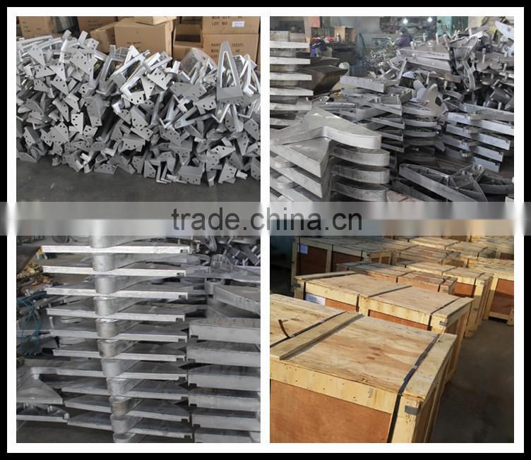 aluminum manifold casting accroding to drawings