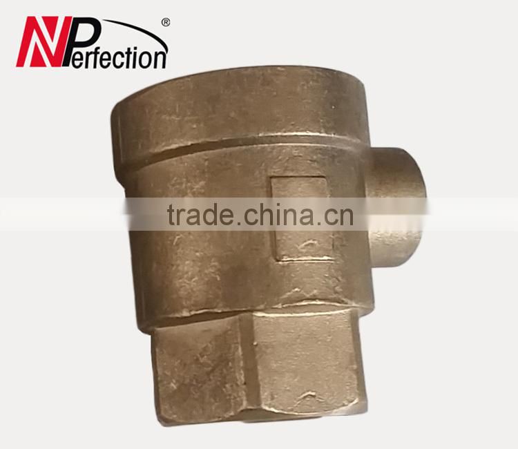 Qingdao high quality copper forging parts for pipe fitting