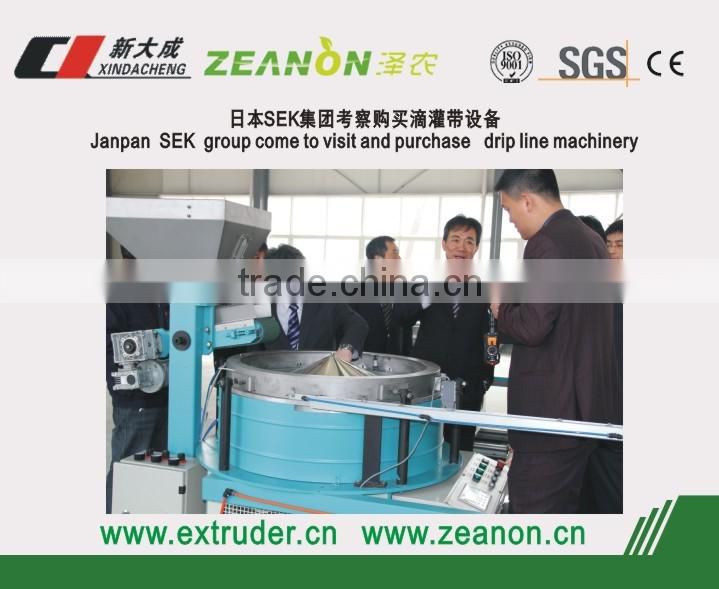 Drip Irrigation Pipe Extruder With Flat Dripper