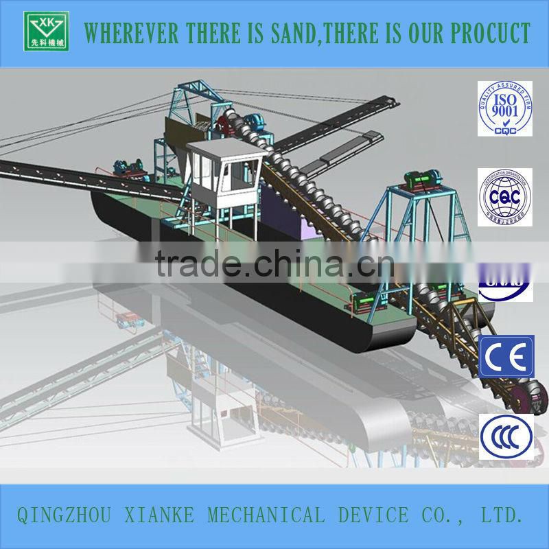 Diesel Engine Bucket Chain Dredger