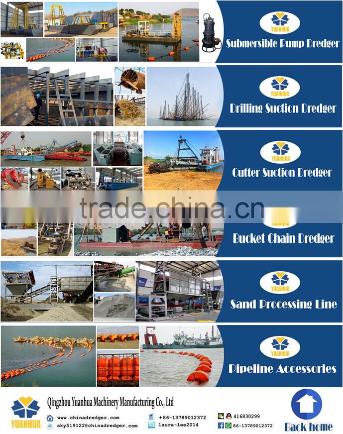 Gold refining machine bucket wheel gold dredge