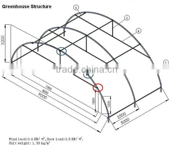 Low Cost Greenhouse tunnel for Afica