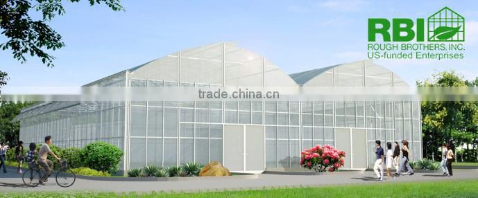 High Tunnel single or multi span galvanized steel plastic film cover low cost plant house or greenhouse for agricultural farm