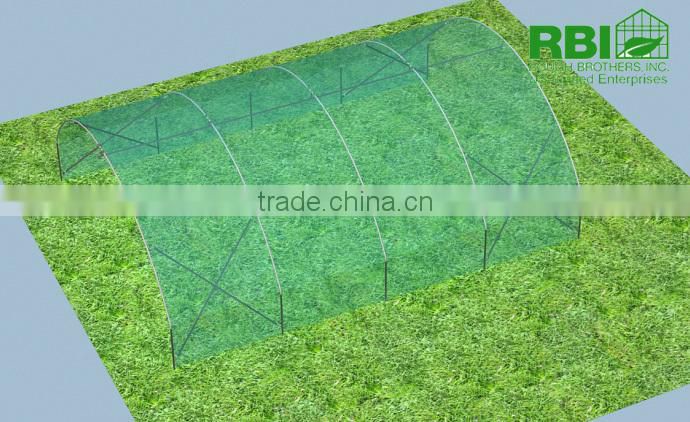 Tunnel 600 film cover low cost agricultural farming Galvanized Steel Frame green house easily assembled single or multi span