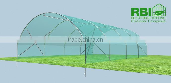 Poly Tunnel for Strawberries Tropical Greenhouse Tunnel for Sale