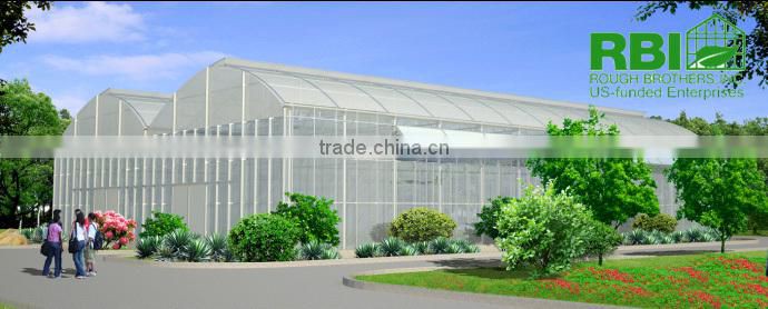 High Tunnel single or multi span galvanized steel plastic film cover low cost plant house or greenhouse for agricultural farm