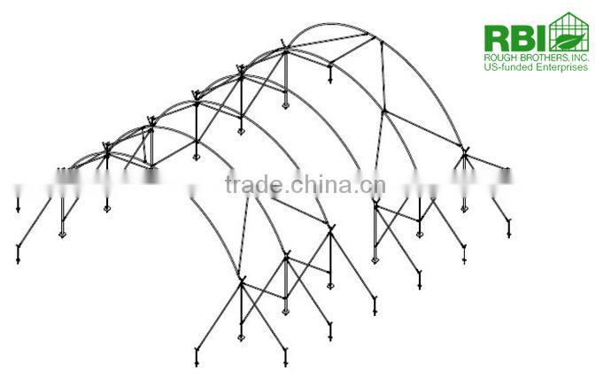 Greenhouse High Tunnel Multi-span low cost Agricultural greenhouse tunnel