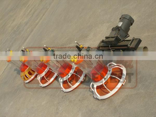 breeder cylinder metering feeder pan