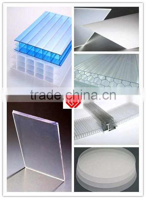 Ten-year Warranty U-lock system roofs polycarbonate sheet for solar panels prices