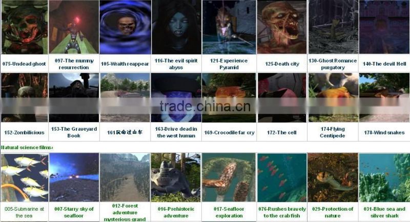 Professional movable 5D7D8D dynamic cinema simulator