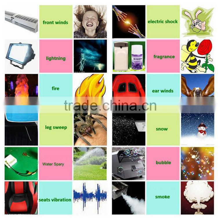 5d cinema simulation platform and X 6 chairs