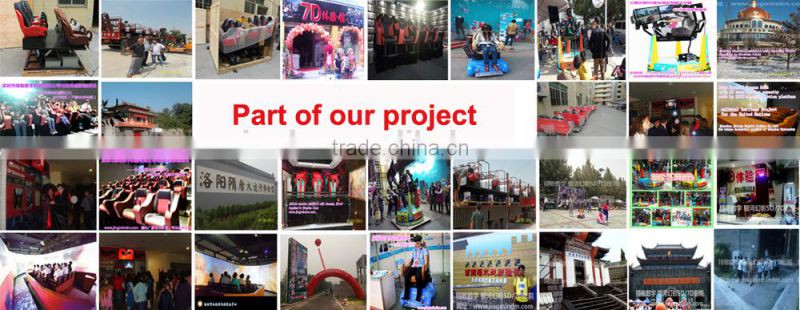 Professional movable 5D7D8D dynamic cinema simulator