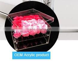 Shenzhen kingmei hot sale kinds of acrylic vanity tissue box,napkin box