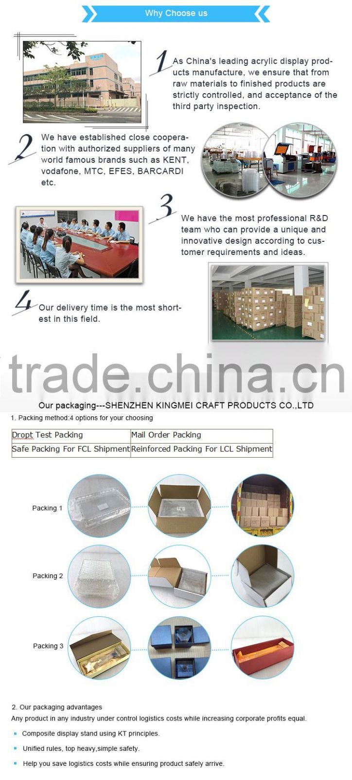 Shenzhen kingmei hot sale kinds of acrylic vanity tissue box,napkin box