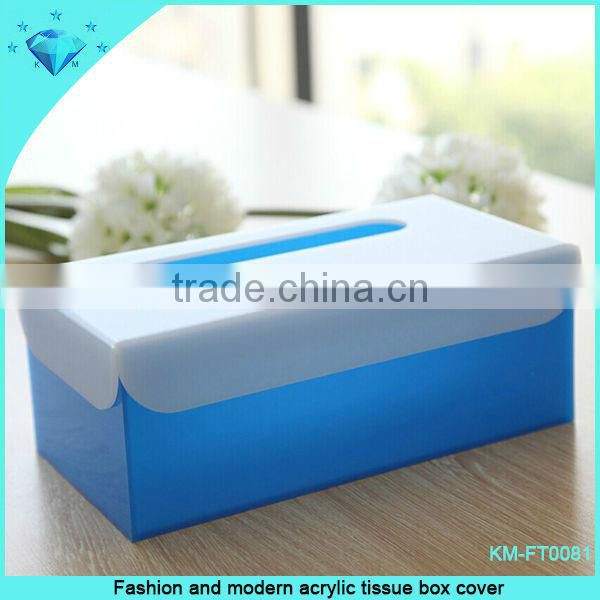 3mm yellow acrylic tissue box holder