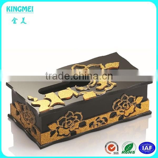 Hot sale creative acrylic napkin box & wholesale beads Tissue Box, napkin Box