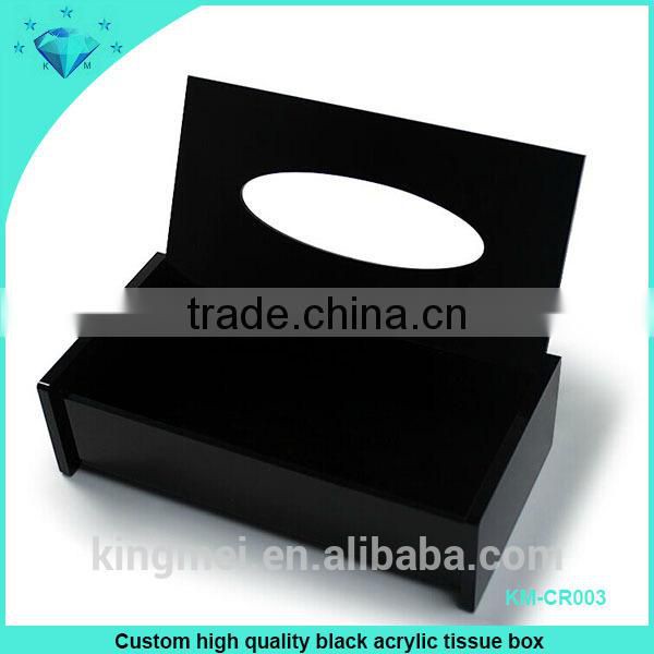 Wedding acrylic tissue box cover