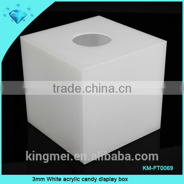 Wedding acrylic tissue box cover