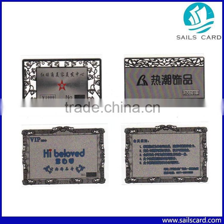 Different Styles Metal business Card VIP card