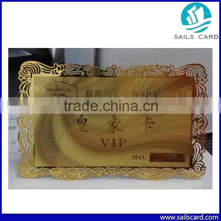 Cheaper Laser Cut Metal Business Card For Sale