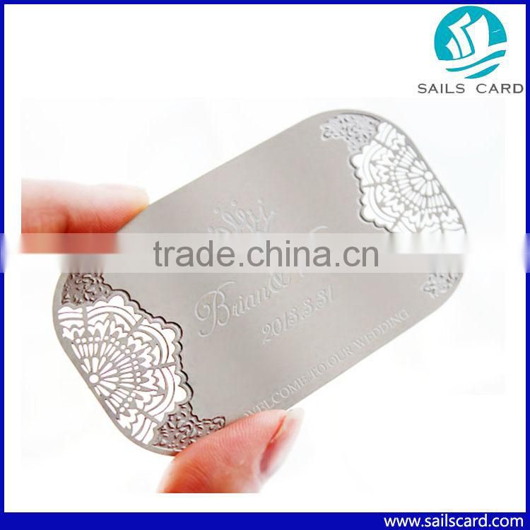 Free Sample! Stainless Steel Metal Business Card