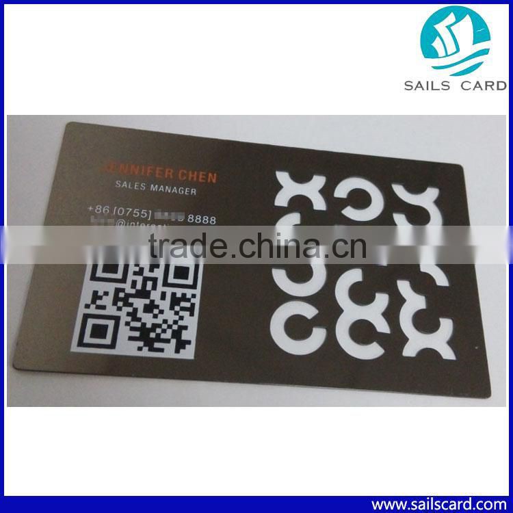 Free Sample! Stainless Steel Metal Business Card