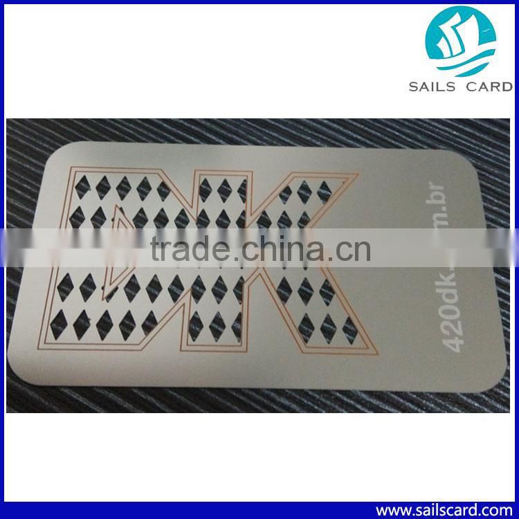 High Quanlity Engraved Metal Business Cards With Cheaper Price