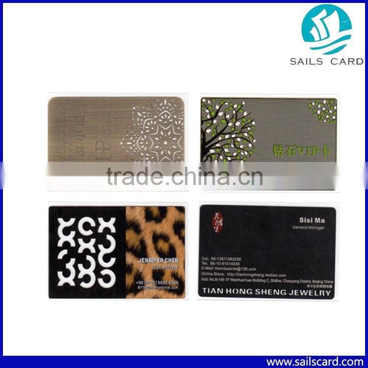 Different Styles Metal business Card VIP card