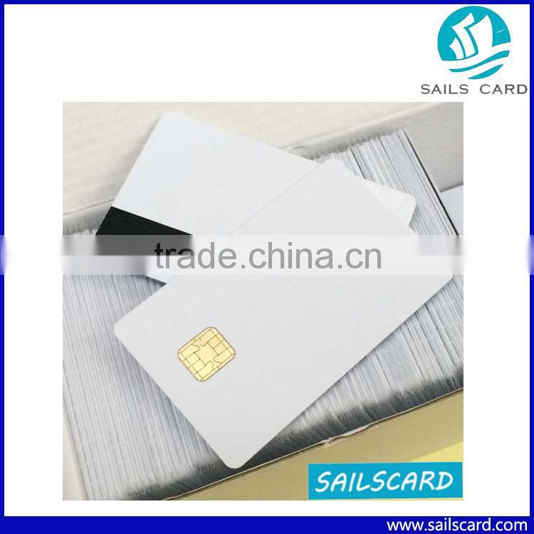 Free Sample inkjet printing magnetic stripe card with 5528 chip