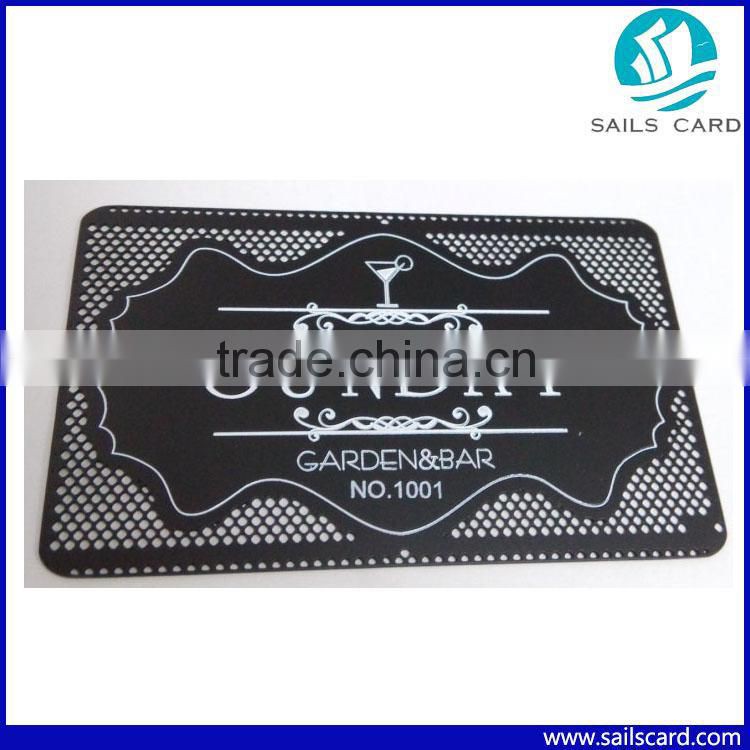 Factory Price High Quality Engraved Metal Business Cards