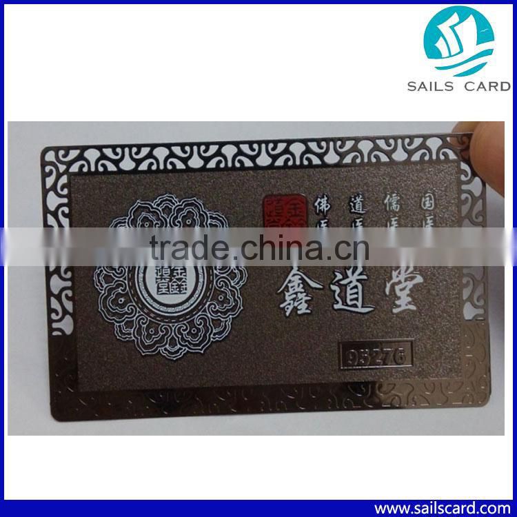 Wholesale Polished Metal Business Cards With Free Sample
