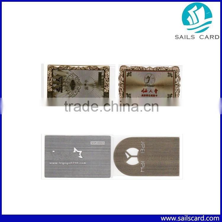 Different Styles Metal business Card VIP card