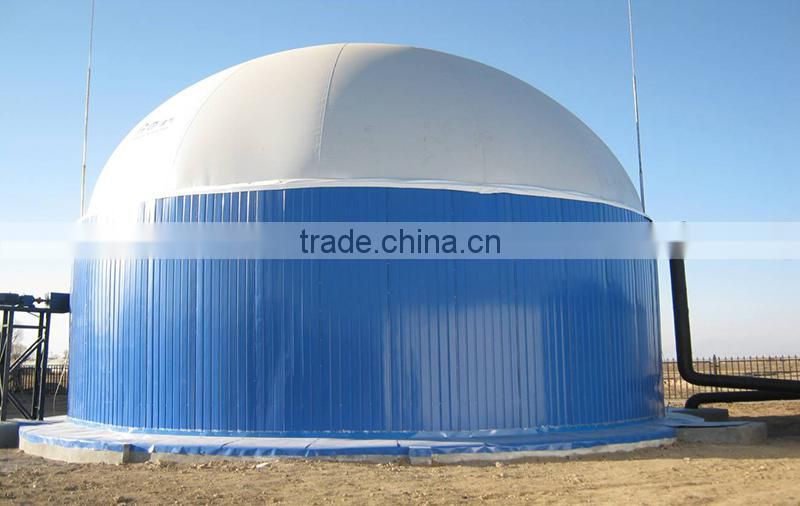 Biogas plastic sludge silo/tank convenient to install and dismantle