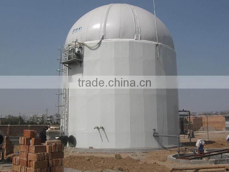 Biogas plastic sludge silo/tank convenient to install and dismantle