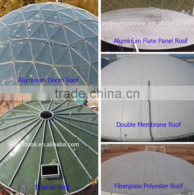 Biogas plastic sludge silo/tank convenient to install and dismantle