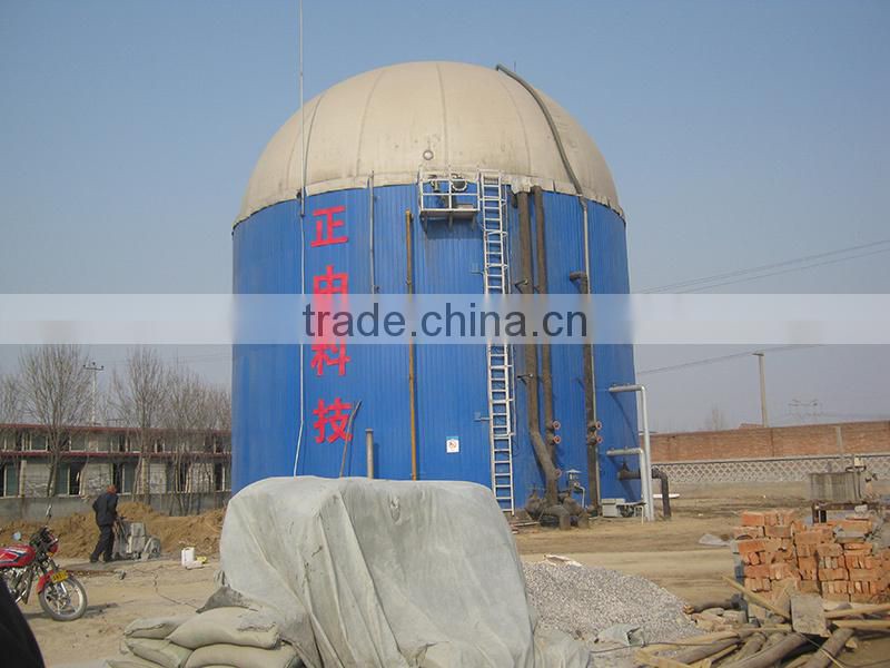 Biogas plastic sludge silo/tank convenient to install and dismantle