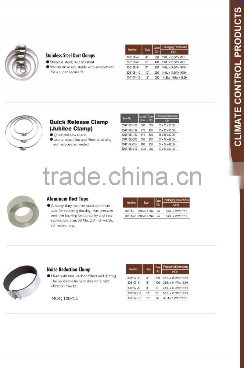 Indoor Grow Room Grow Tent Inline Air Ventilation Kit