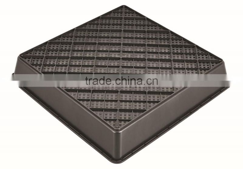 Greenhouse Flat Tray,black plastic tray