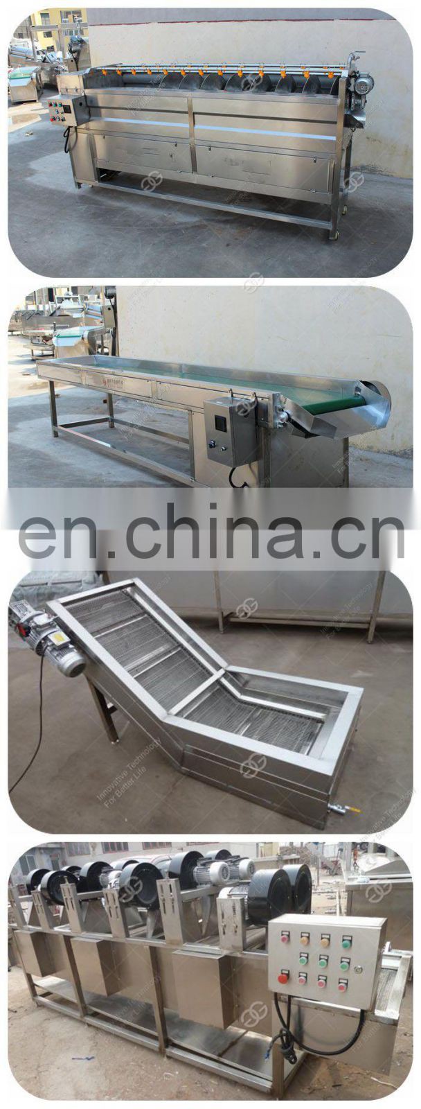 Industrial Full Stainless Steel French Fries Cutting Potato Chips Making Equipment
