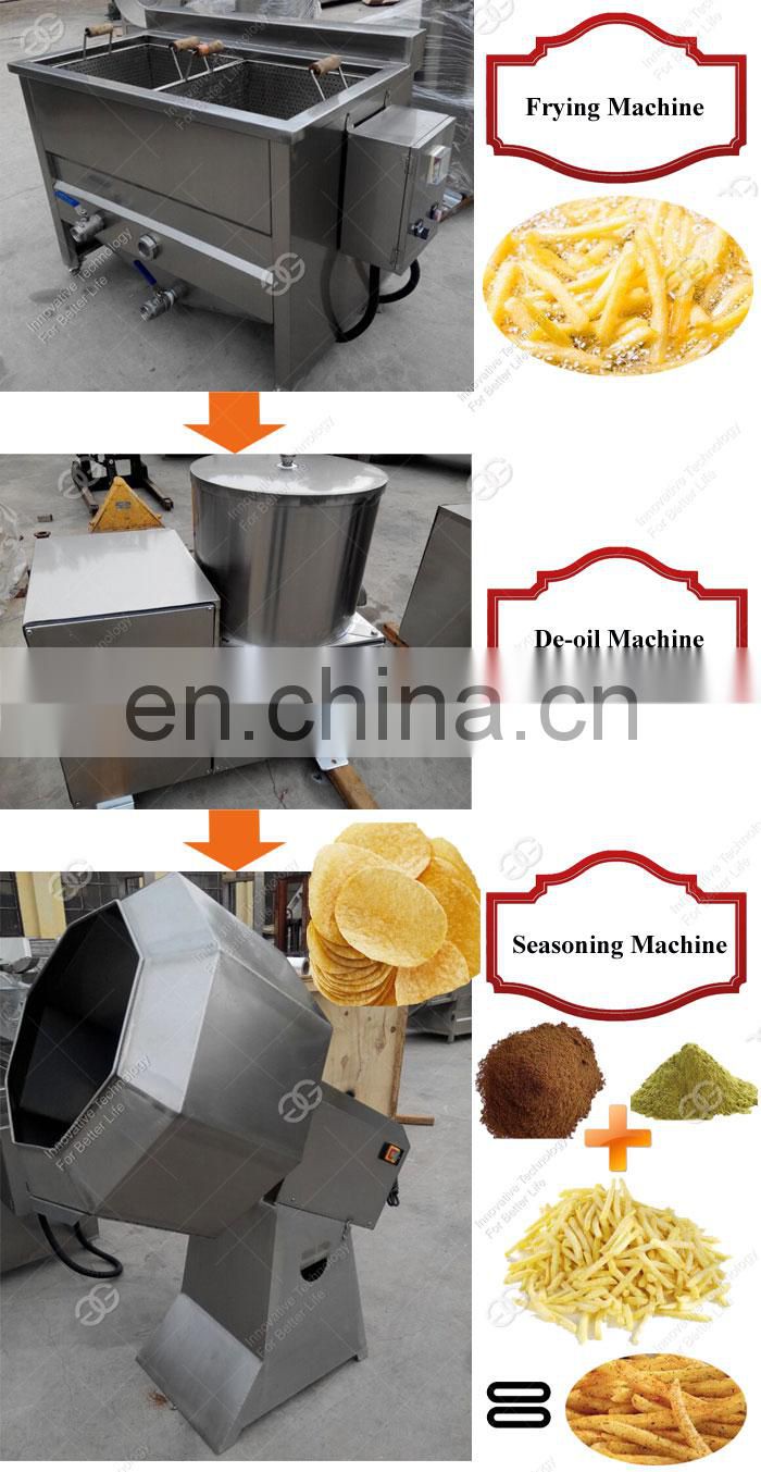 High Quality Industrial Mini French Fries Making Machinery Fresh Potato Chips Machine Production Line