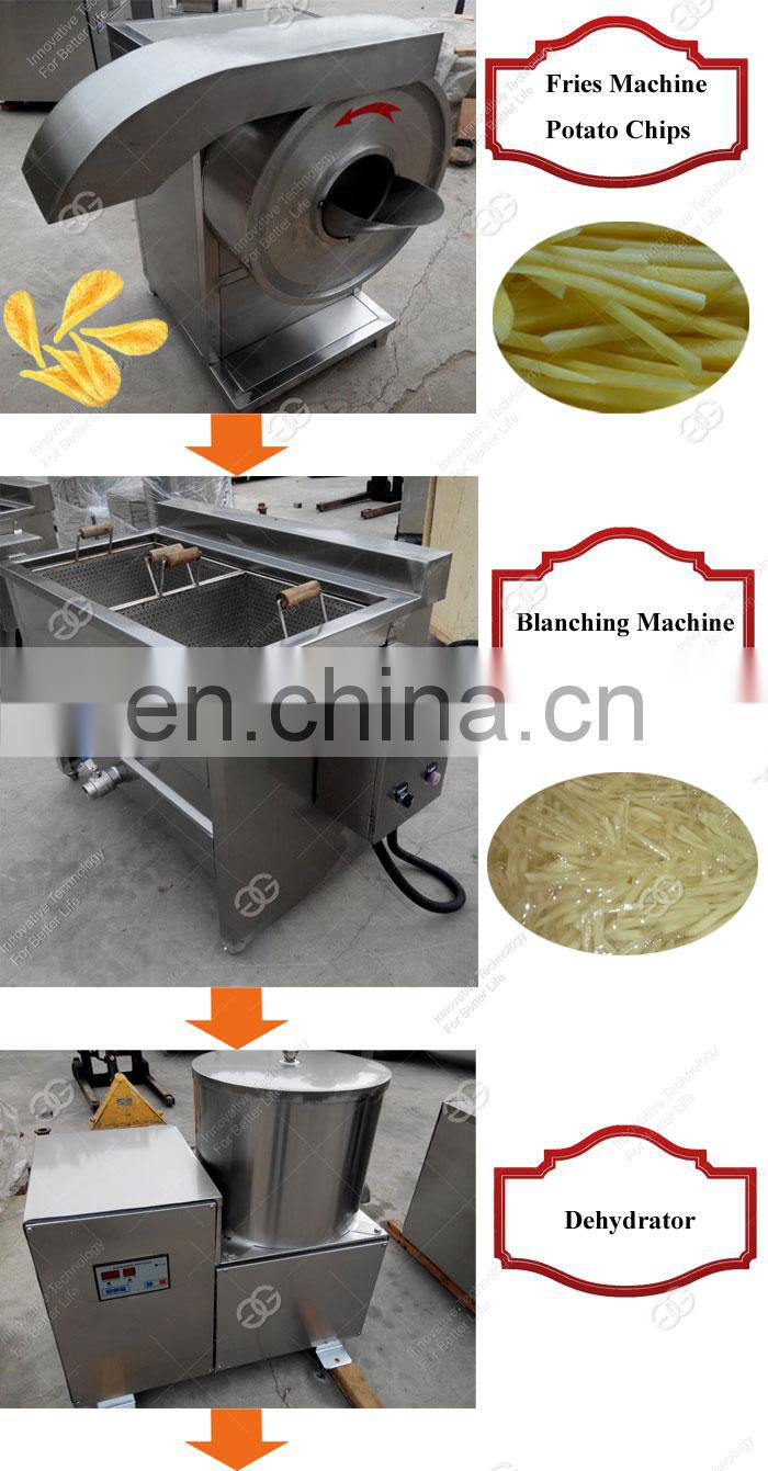 High Quality Industrial Mini French Fries Making Machinery Fresh Potato Chips Machine Production Line