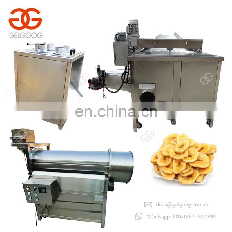 Cassava Crisps Frying Sweet Potato Chips Making Machine