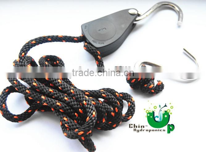 2016 greenhouse 1/8 and 1/4 lights hanger/garden rope ratchet/hydroponics equipment