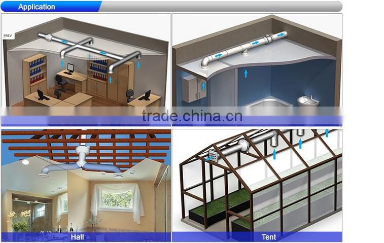5 inch 2 Speed Control Mixed Flow In line Duct Fan