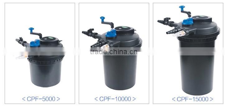 Gardening Big Surface Purification Pond Bio Filter with UV light